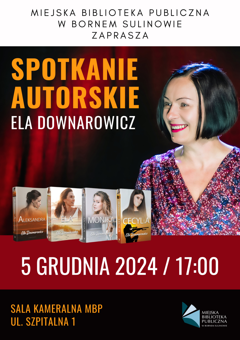Spotkanie autorskie z Elą Downarowicz