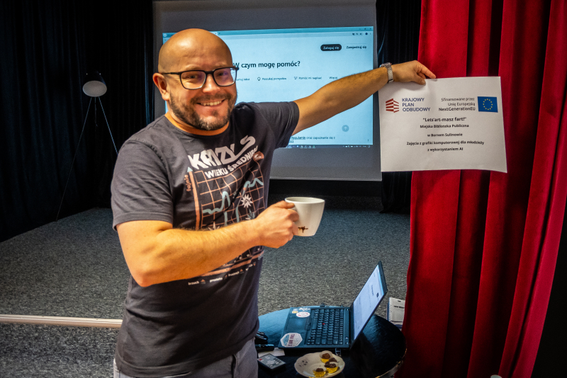 „Let's Art - Masz Fart!” - grafika komputerowa dla młodzieży z wykorzystaniem AI