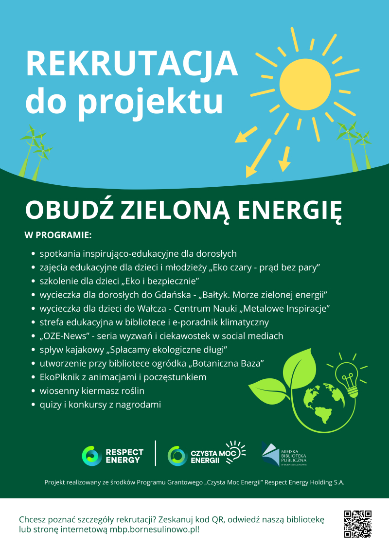 Rekrutacja do projektu „Obudź Zieloną Energię”