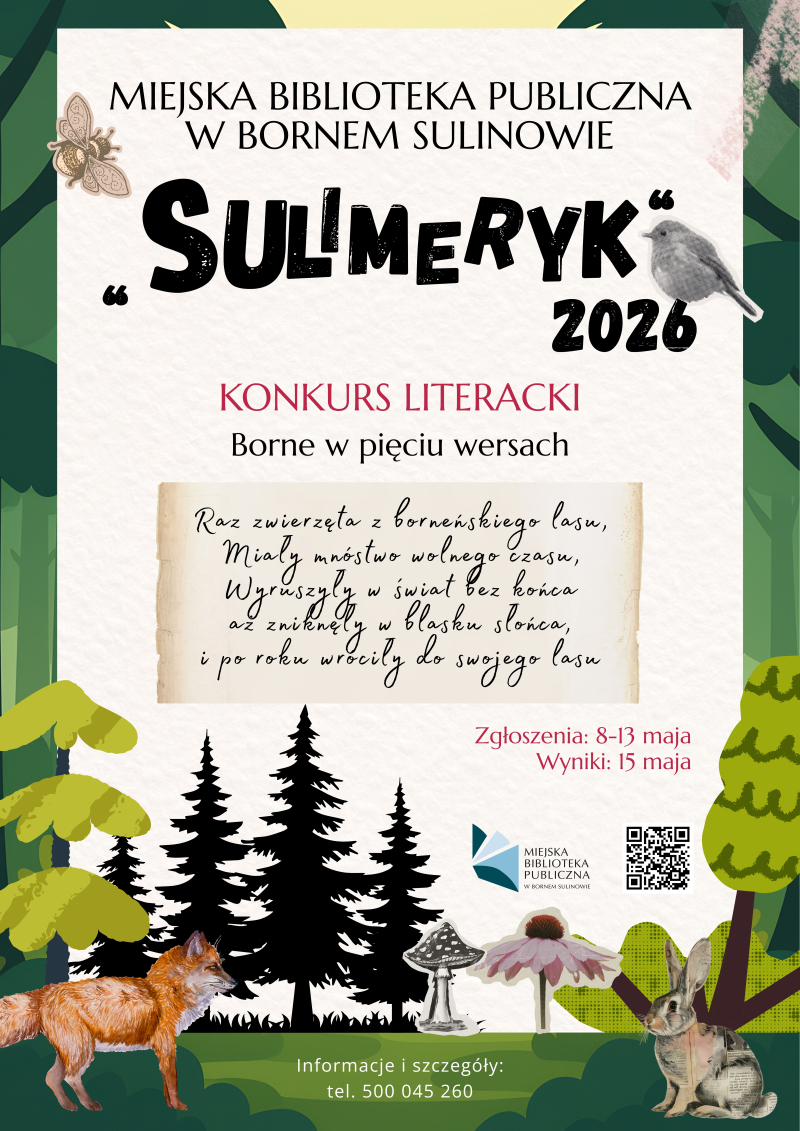 Konkurs „Sulimeryk - Borne w pięciu wersach”