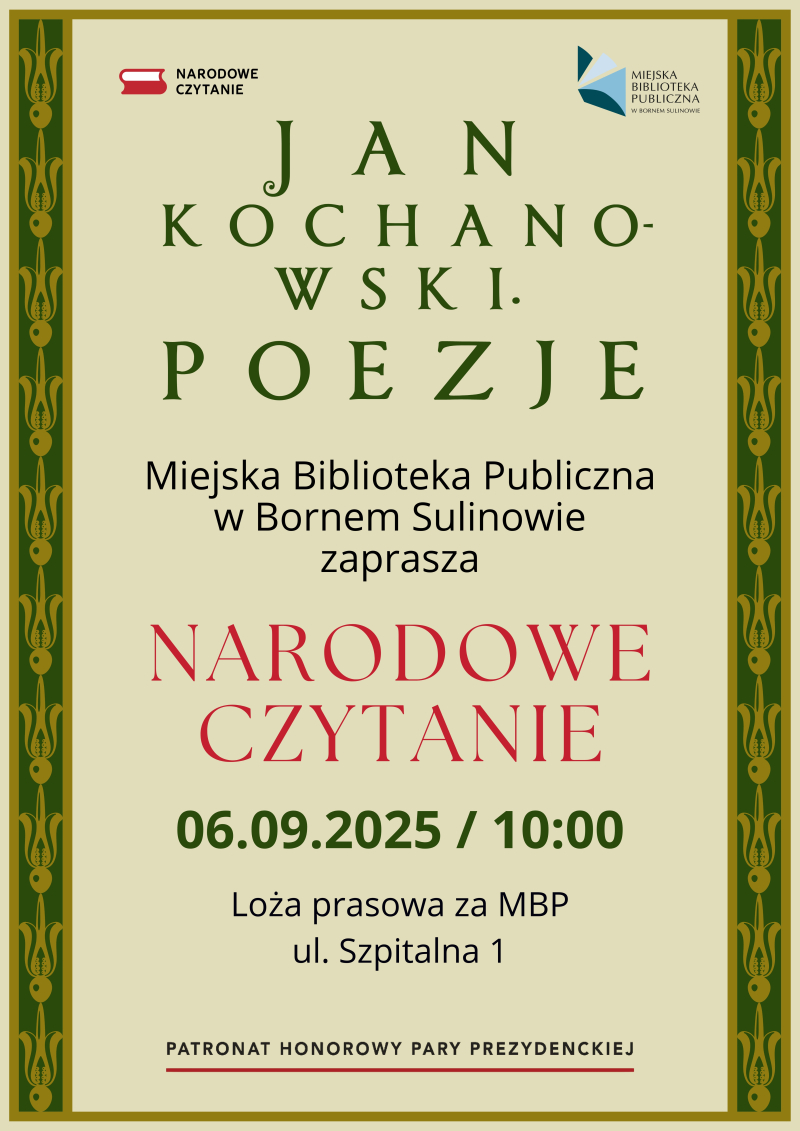 Narodowe Czytanie 2025