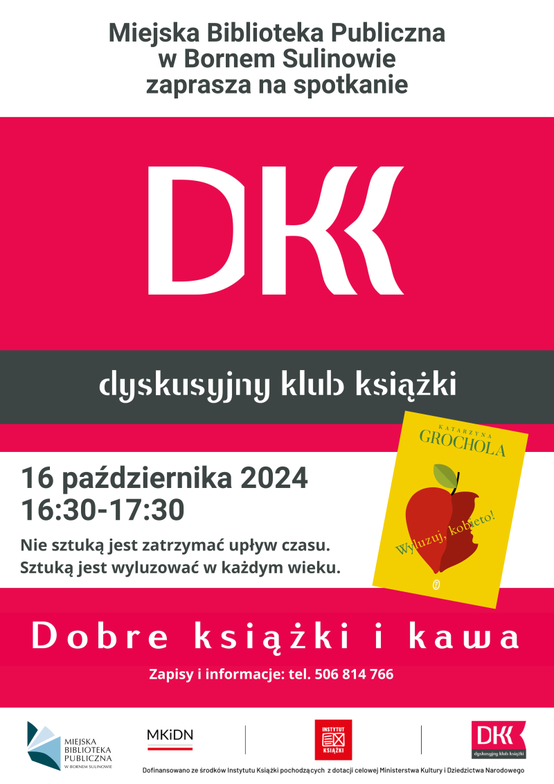 Październikowe spotkanie Dyskusyjnego Klubu Książki