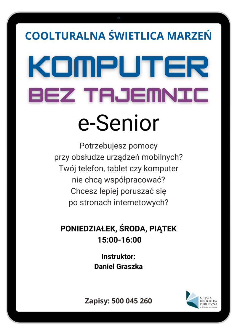 Komputer bez tajemnic e-Senior 2025