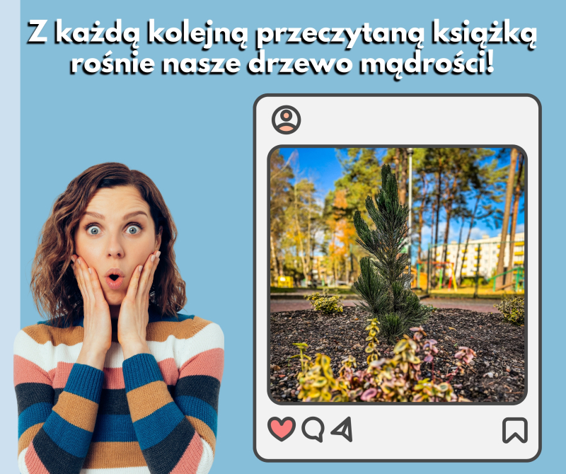 Z każdą kolejną przeczytaną książką rośnie nasze drzewo mądrości!