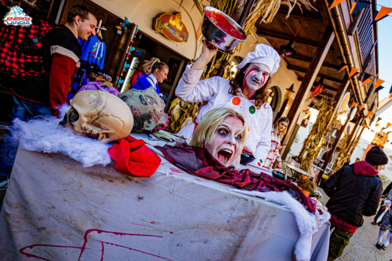 Październikowa wycieczka do Energylandii na Halloween Night