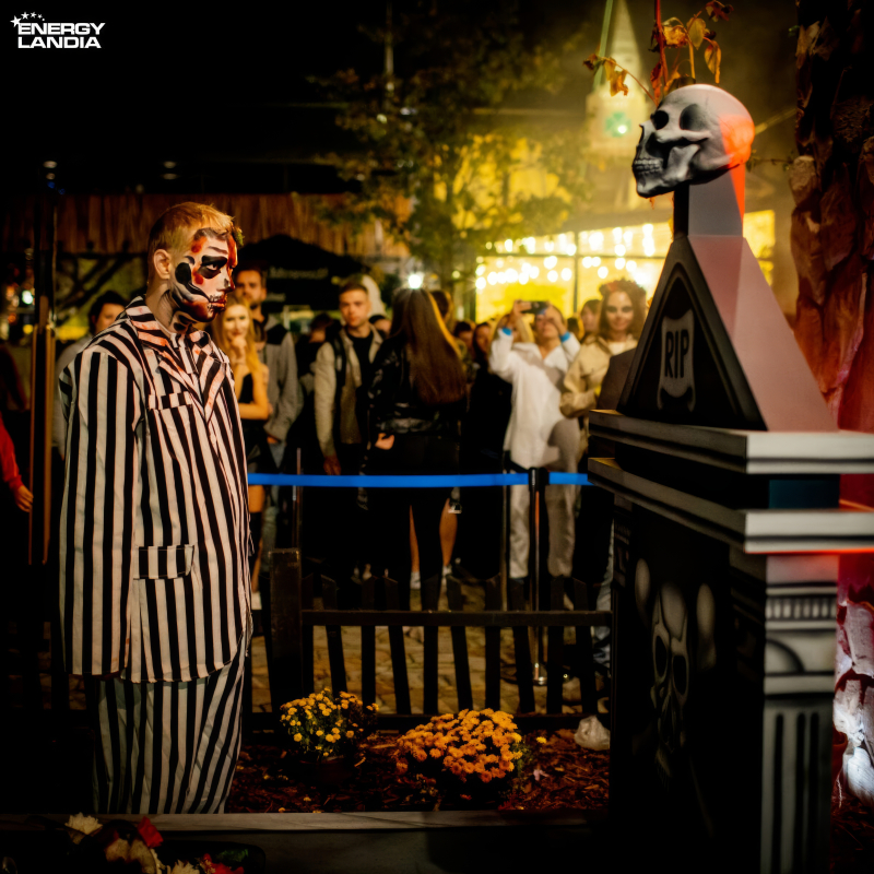 Październikowa wycieczka do Energylandii na Halloween Night