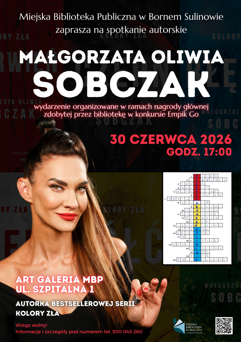 Spotkanie autorskie z Małgorzatą Oliwią Sobczak