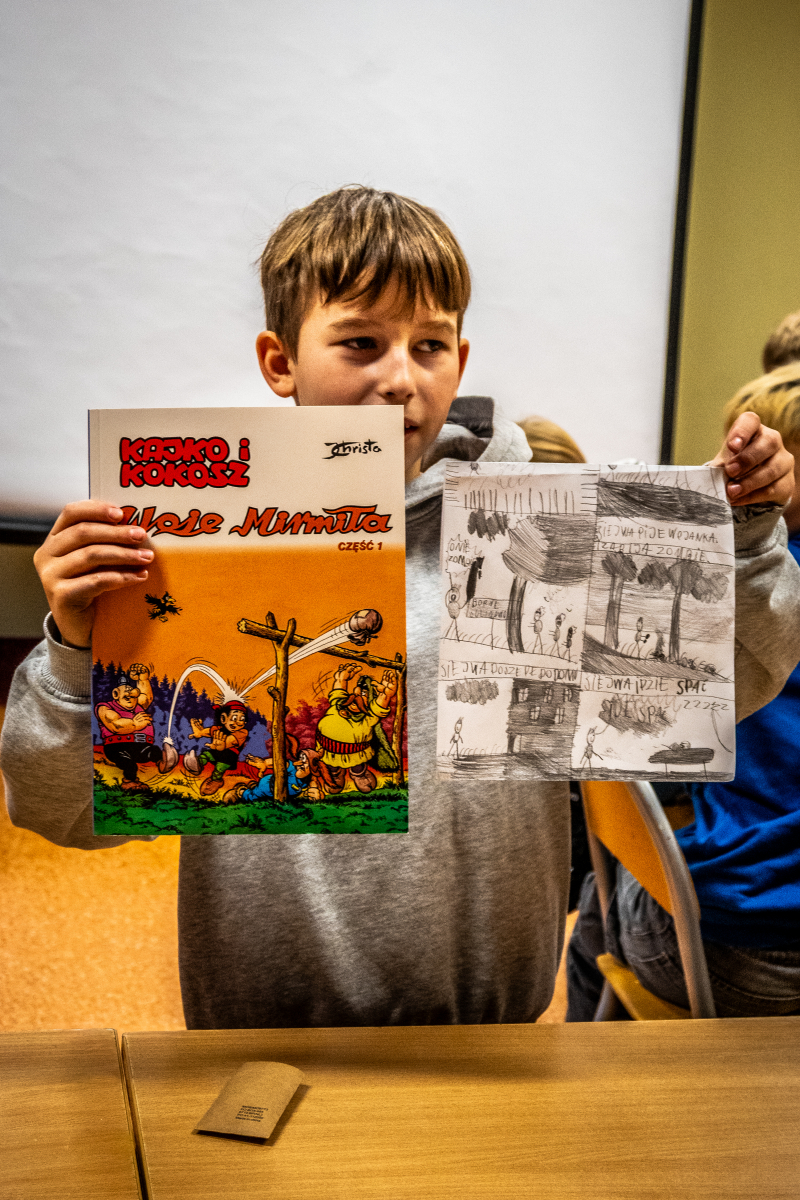 Warsztaty komiksowe z pisarzem Zbigniewem Masternakiem