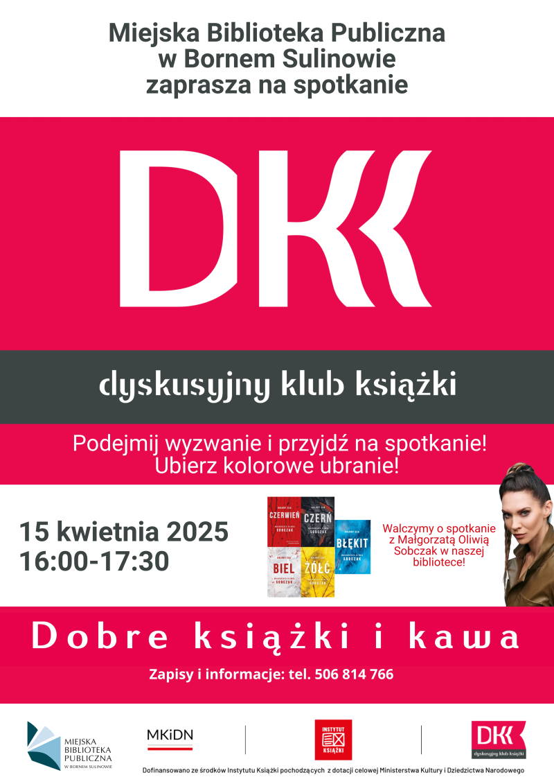 Kwietniowe spotkanie Dyskusyjnego Klubu Książki