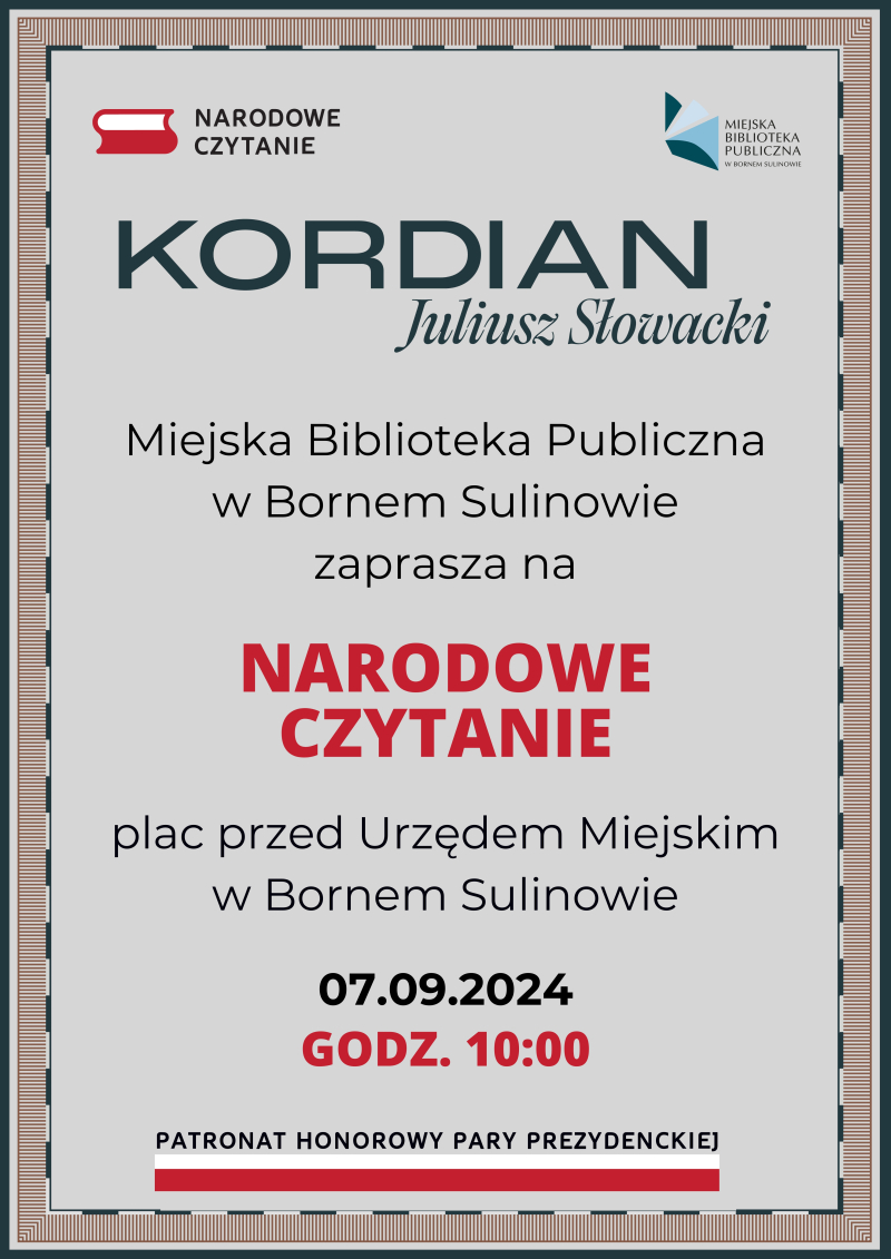 Narodowe Czytanie 2024