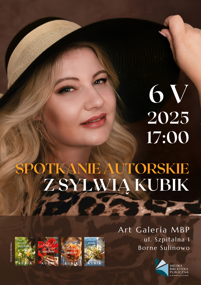 Spotkanie autorskie z Sylwią Kubik