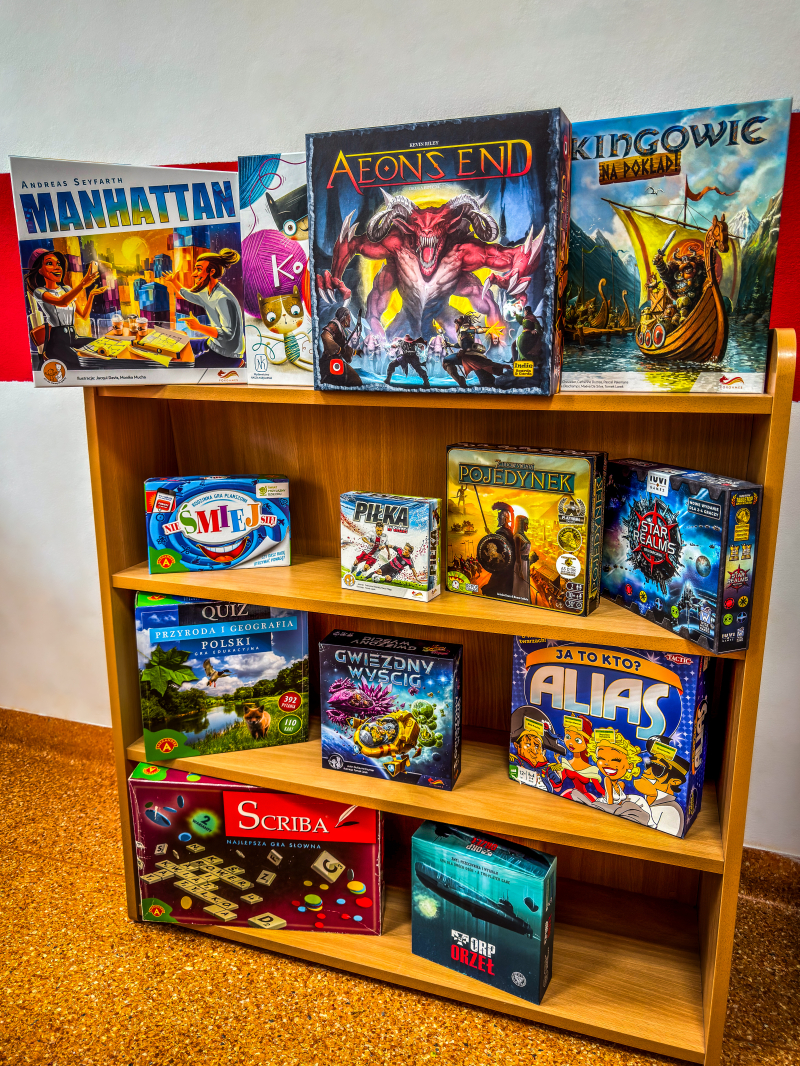 Planszówki w bibliotece