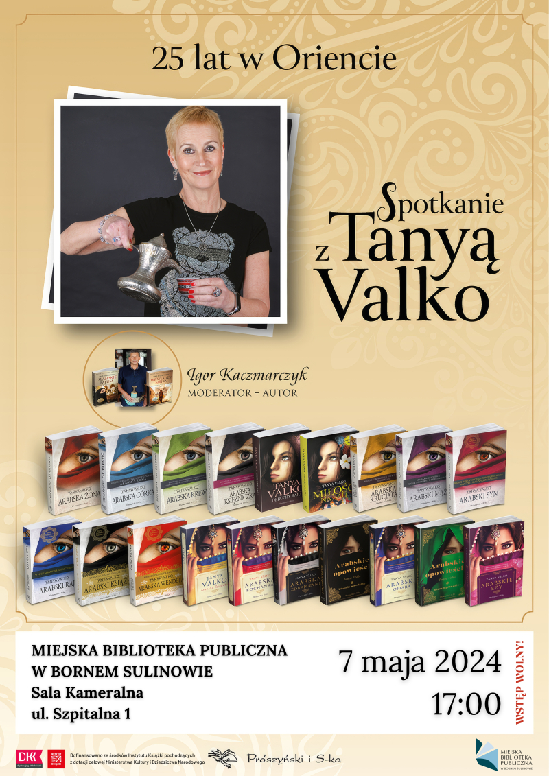 Spotkanie autorskie z Tanyą Valko - 25 lat w Oriencie