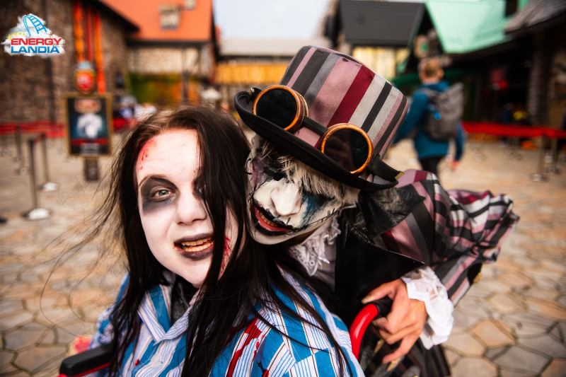 Październikowa wycieczka do Energylandii na Halloween Night