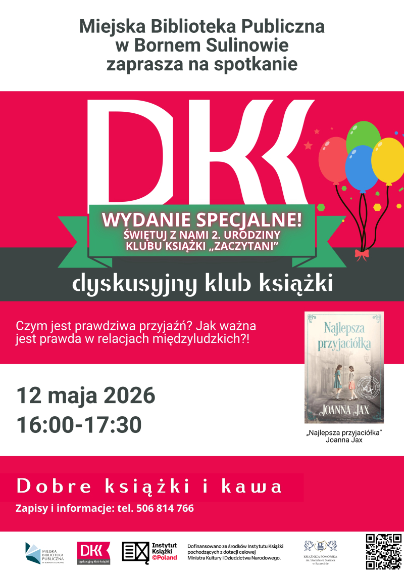 Majowe spotkanie Dyskusyjnego Klubu Książki