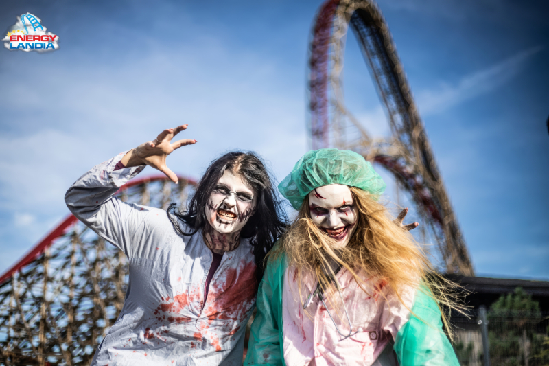 Październikowa wycieczka do Energylandii na Halloween Night