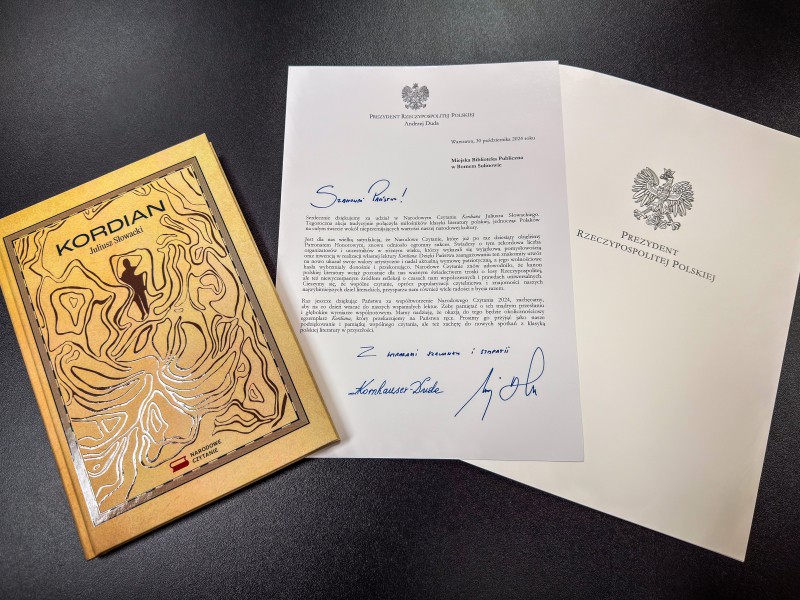 Narodowe Czytanie 2024 - podziękowania