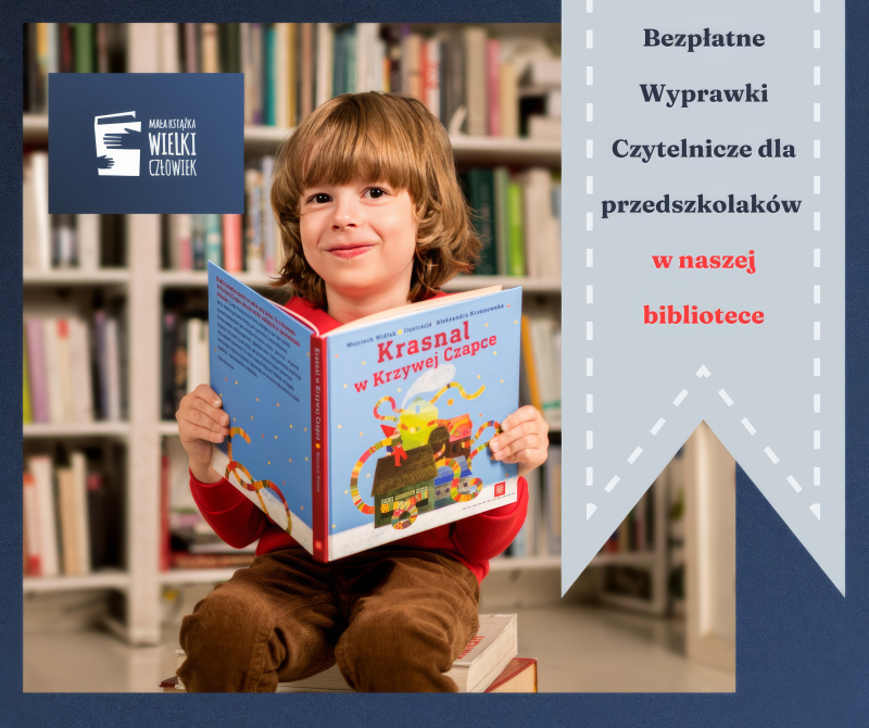 Bezpłatne Wyprawki Czytelnicze dla przedszkolaków w naszej bibliotece