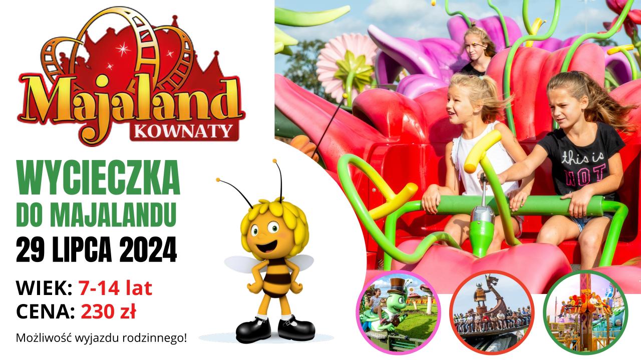 Wakacyjna wycieczka dla dzieci do Majalandu