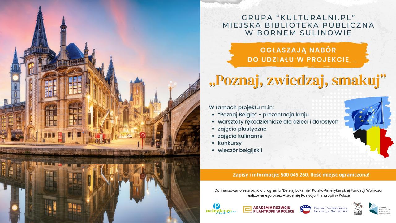 „Poznaj, zwiedzaj, smakuj” - zaproszenie do udziału w projekcie