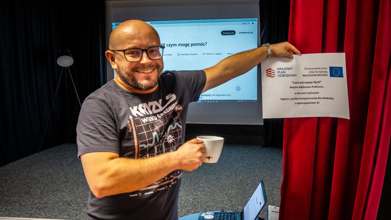 „Let's Art - Masz Fart!” - grafika komputerowa dla młodzieży z wykorzystaniem AI