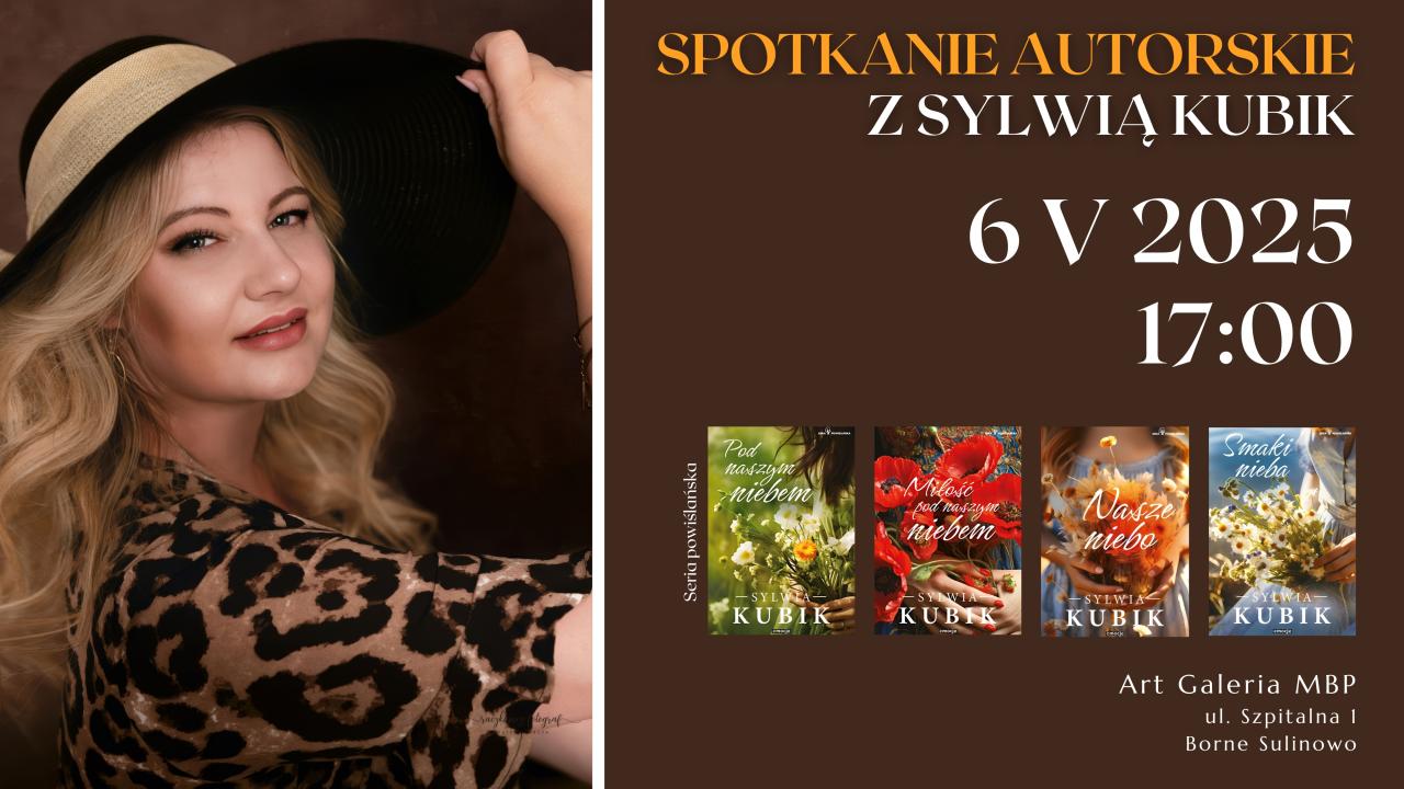 Spotkanie autorskie z Sylwią Kubik
