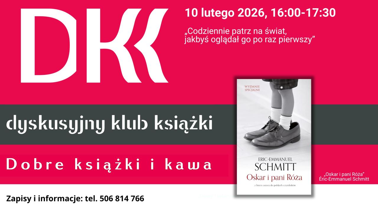 Lutowe spotkanie Dyskusyjnego Klubu Książki