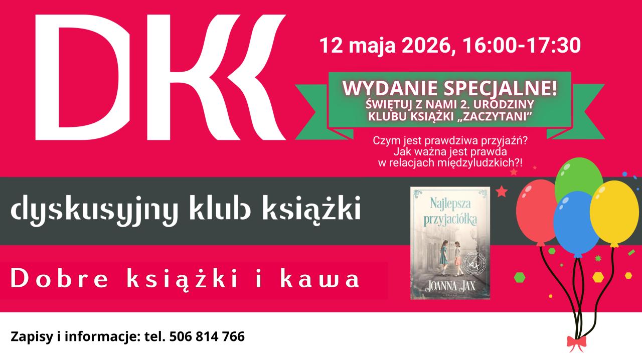 Majowe spotkanie Dyskusyjnego Klubu Książki